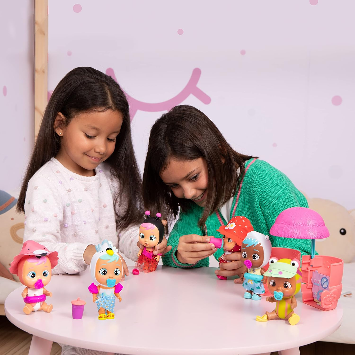 CRY BABIES MAGIC TEARS Bebés de praia tropical | Boneca surpresa colecionável que chora lágrimas verdadeiras com fato de banho e 7 acessórios - Brinquedo para meninas e meninos a partir dos 3 anos