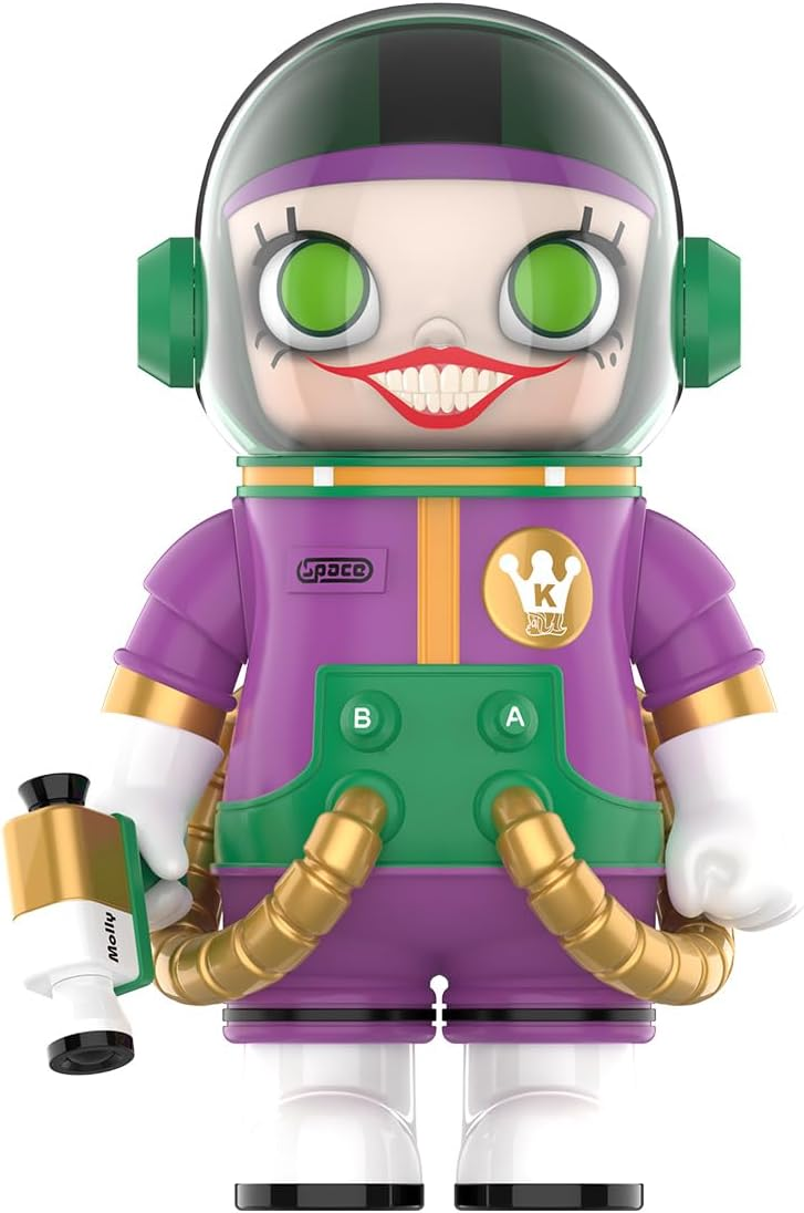 POP MART MEGA SPACE MOLLY 1000% 1 peça, design premium, presente para
