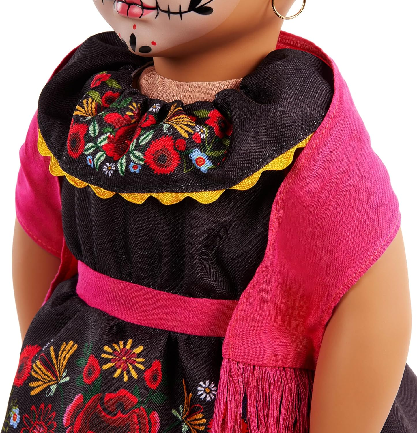 A Nossa Geração – Boneca Día de los Muertos Edição Especial de 45 cm – Coroa de Flores e Pintura Facial Assinatura Calavera – Vestido Autêntico com Detalhes Florais – Esperanza