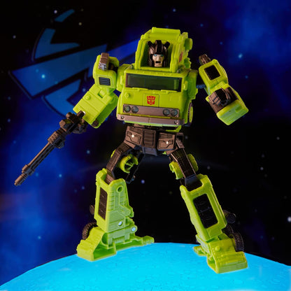 Transformers Generations Legacy Velocitron Speedia 500 Voyager Class Collection Road Hauler Figura de Acção de 5,5 polegadas