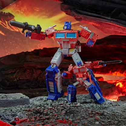 Transformers,F0662 Toys Generations War for Cybertron: Kingdom Core Class WFC-K1 Optimus Prime Action Figure - Kids Ages 8 and Up, 3.5-inch