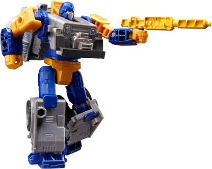 Transformers Age of the Primes Wreck ‘n Doom Collection - Conjunto com 2 figuras de acção transformáveis: Fisitron e Carnivac