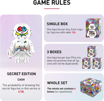 POP MART MEGA SPACE MOLLY 400% JON BURGERMAN SPACE CADETS Série Figura Articulada Personagem Design Premium Presentes para Mulheres Brinquedo Colecionável Favorito dos Fãs Figura de Ação 1PC