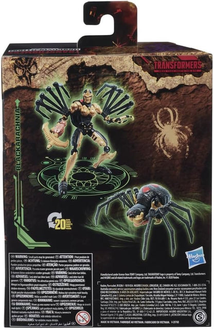 Transformers Generations War for Cybertron: Kingdom Deluxe WFC-K5 Blackarachnia - Figura de Acção - Para Crianças a partir dos 8 Anos, 14 cm, Multicolor F0670