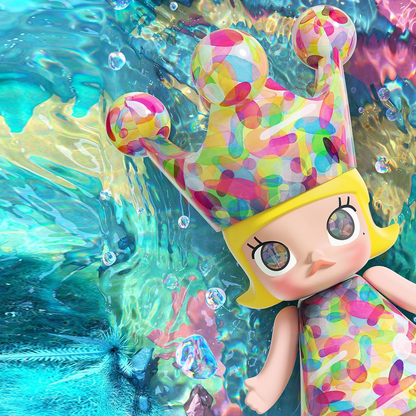 POP MART MEGA SPACE MOLLY 400% Figuras 1 Caixa Design Premium Presentes para Mulheres Fã-Favorito Colecionável Chic Art Toy Figura de Ação