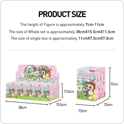 POP MART Finding MOKOKO Series Figuras 1 Caixa Design Premium Presentes para Mulheres Fã-Favorito Colecionável Chic Art Toy Figura de Ação
