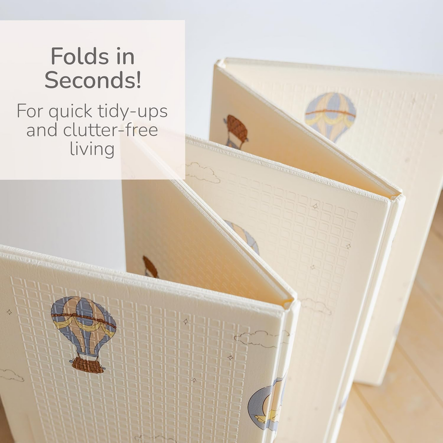 Tiny Trees® – Tapete de brincar para bebé  Dobrável, antiderrapante e acolchoado, ideal para gatinhar e a hora da barriga. Mede 150x200 cm, é resistente à água e manchas, oferecendo conforto e segurança para crianças brincarem no chão.