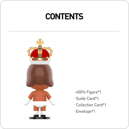 POP MART MEGA CRYBABY 400% Figuras 1PC Design Premium Presentes para Mulheres Fã-Favorito Colecionável Chic Art Toy Figura de Acção