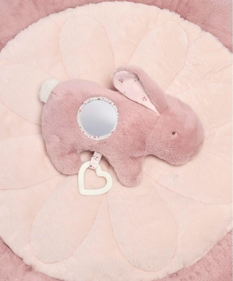 Tapete de atividades interativo para bebé Mamas & Papas, tapete de ginástica Welcome to The World, rosa