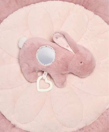 Tapete de atividades interativo para bebé Mamas & Papas, tapete de ginástica Welcome to The World, rosa