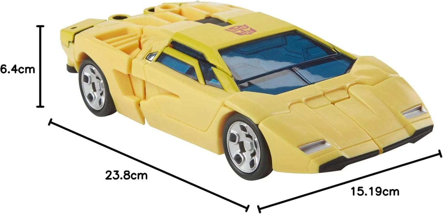 Transformers Generations War for Cybertron: Earthrise Deluxe WFC-E36 Sunstreaker - Figura de Acção - Para Crianças a partir dos 8 Anos, 14 cm