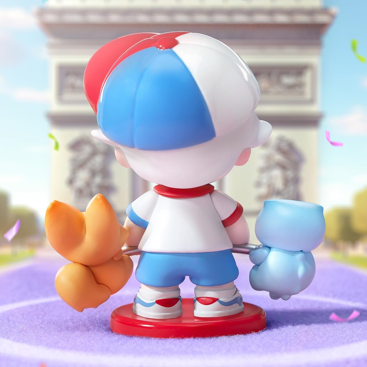 Figura de ação colecionável POP MART DIMOO I Can Make It, versão azul, série 1, caixa articulada, personagem, design premium, presente para fãs