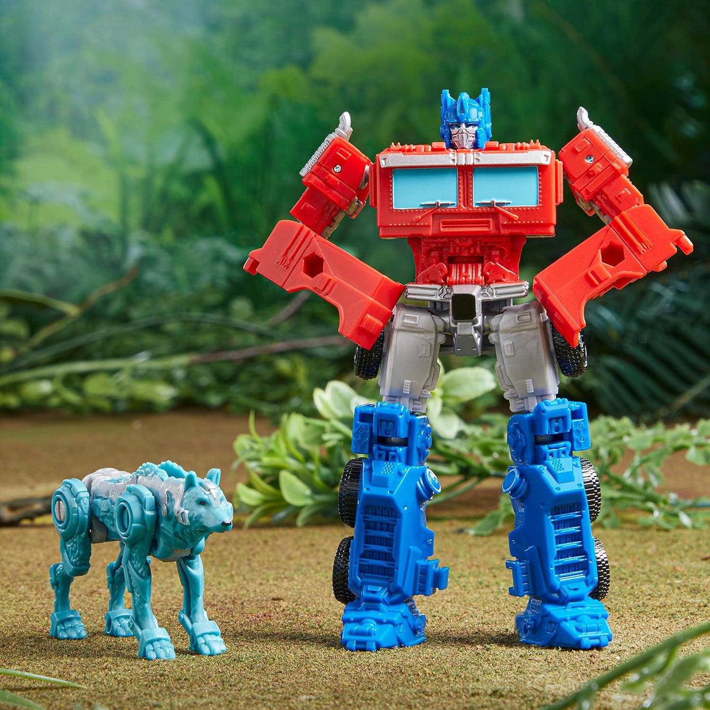 Transformers: A Ascensão das Feras Filme Beast Alliance Beast Weaponizers Pack de 2 Brinquedos Optimus Prime, 6 anos ou mais, 12,5 cm