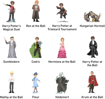 POP MART Harry Potter e o Cálice de Fogo Série Figuras 1PC Acessórios Decorativos, Presente