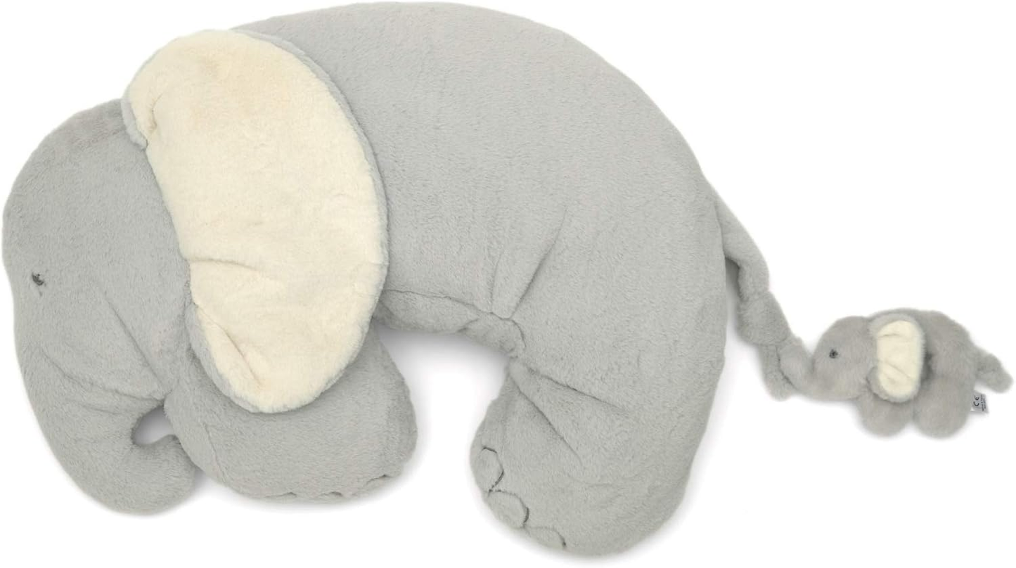 Mamas & Papas Tummy Time Roll, Almofada Interativa Suave para Bebé com Chocalho Integrado, Dream Upon A Cloud