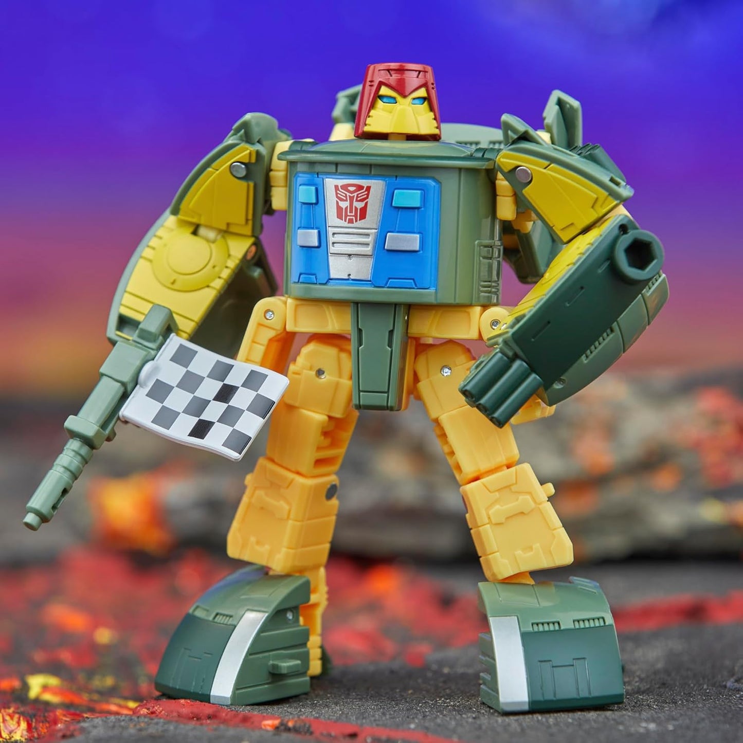 Figura de ação Transformers Legacy Deluxe Class Autobot Cosmos
