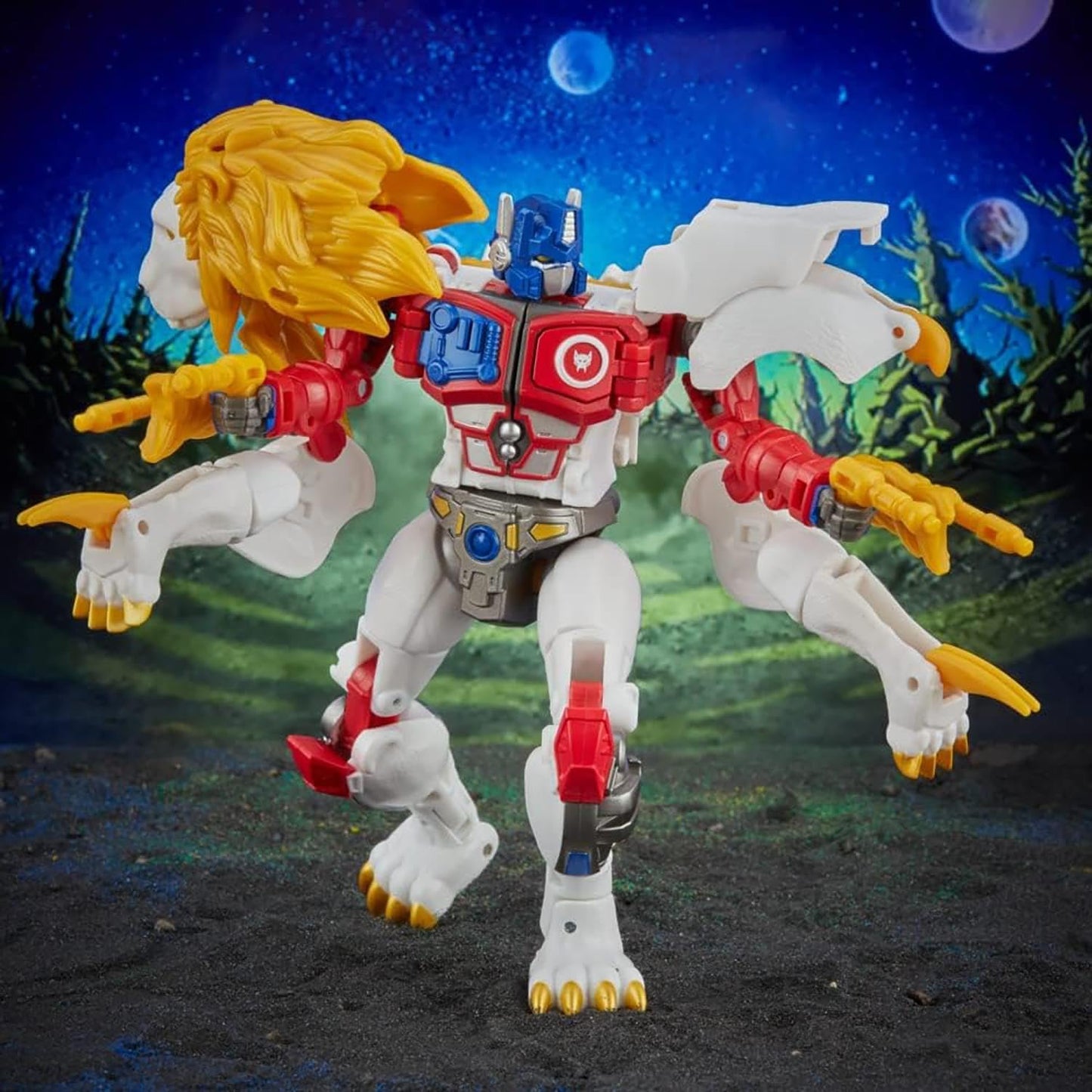 Figura de ação Transformers Legacy Evolution Voyager Maximal Leo Prime de 18 cm