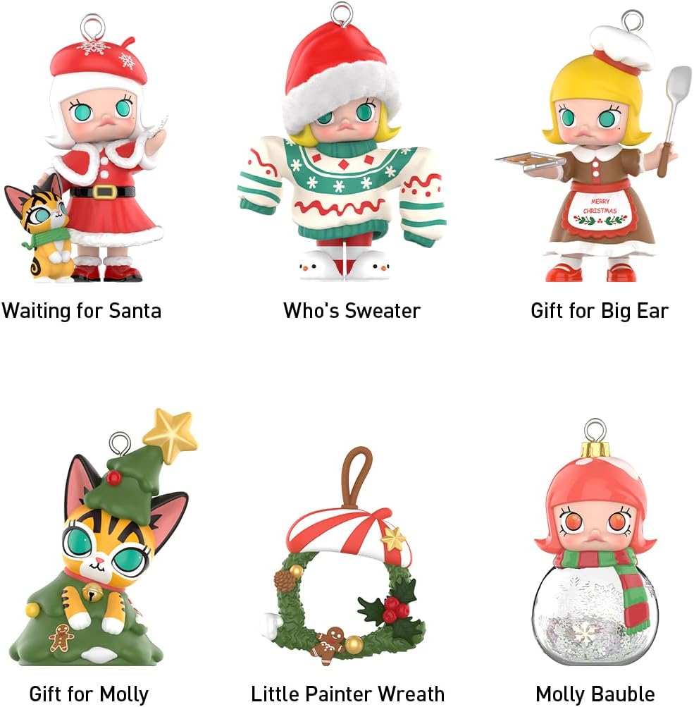 POP MART MOLLY Castle Miracle Box Series Figuras 1PC Design Premium Presentes para Mulheres Fã-Favorito Colecionável Chic Art Toy Figura de Ação