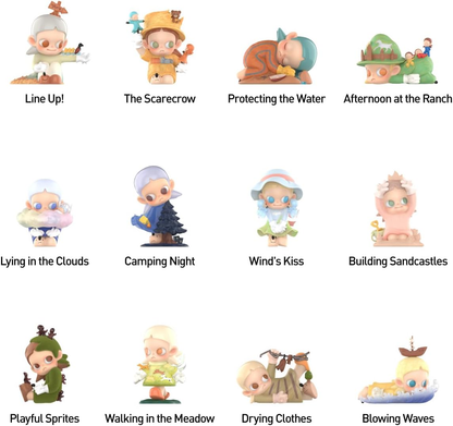 POP MART Zsiga Take It Slow Series Figuras 1 Caixa Articulada Personagem Design Premium Presentes para Mulheres Brinquedo Colecionável Favorito dos Fãs Figura de Ação de Brinquedo