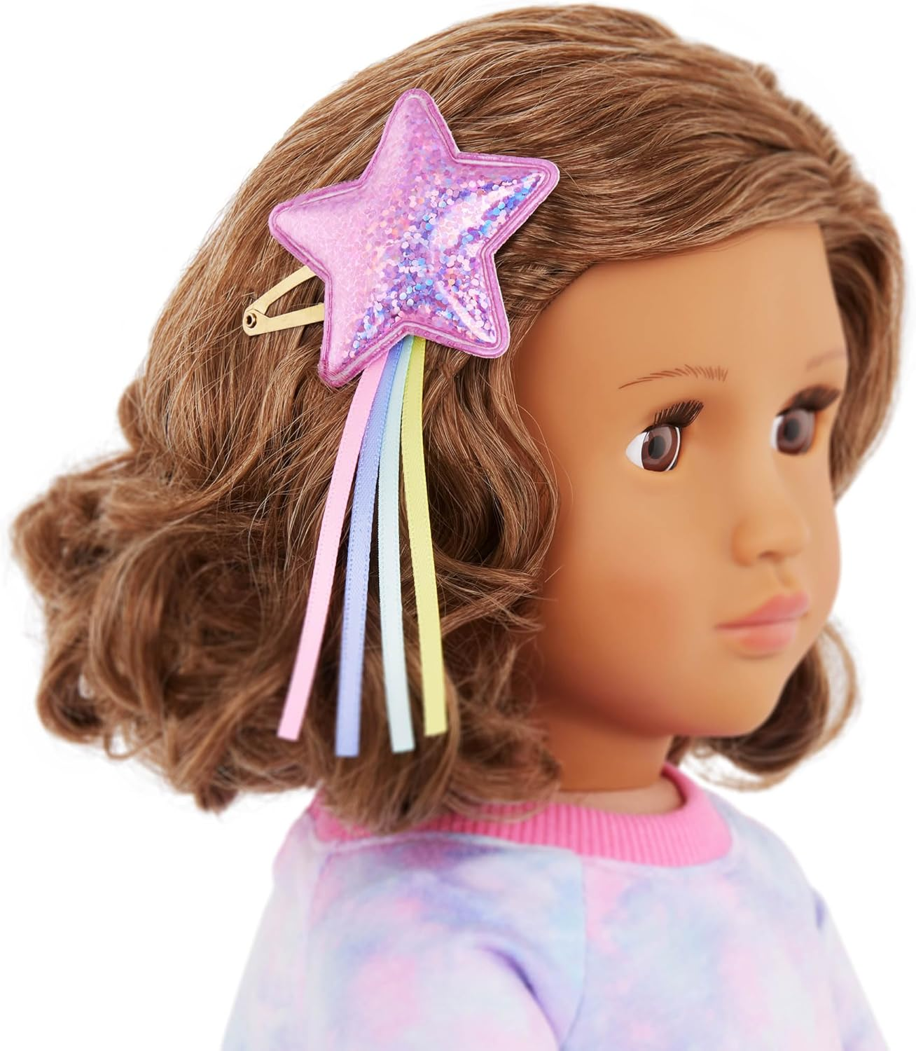 Boneca Luna Sleepover da Our Generation – Boneca de pijama de 45 cm e conjunto para dormir – Inclui roupa para dormir e conjunto de acessórios