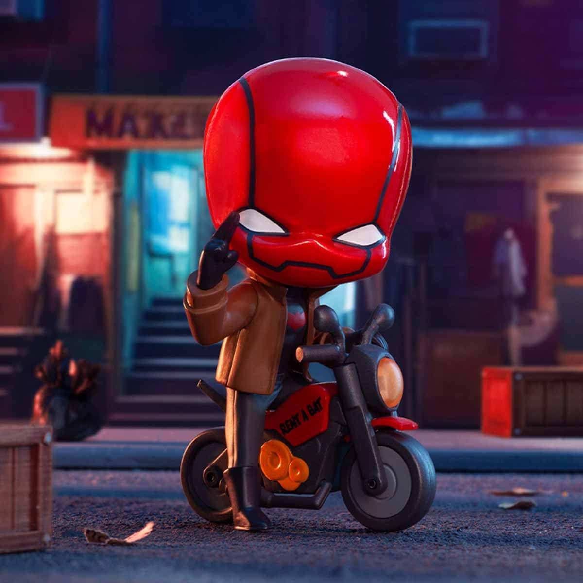 POP MART DC Gotham City Series Figuras 3 Caixas 2,5 polegadas Personagem Articulado Design Premium presentes para mulheres Caixa surpresa favorita dos fãs Brinquedo colecionável Brinquedo de arte Figura de ação