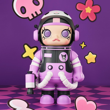 POP MART MEGA SPACE MOLLY SANRIO 400% Design Premium Presentes para Mulheres Figura de Acção de Brinquedo de Arte Chique Colecionável Favorita dos Fãs
