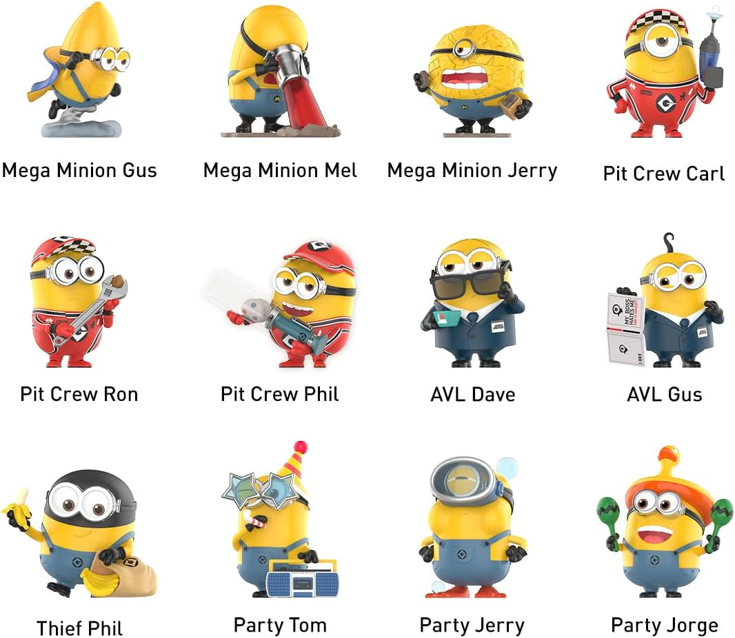 Figuras de ação colecionáveis da série POP Universal Me 4, 1 caixa de 2,5 polegadas, personagem articulado, design premium, presentes para mulheres, brinquedo de arte colecionável favorito dos fãs