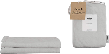 Panda - Fronhas de Bambu e Linho Francês (Branco Coco)