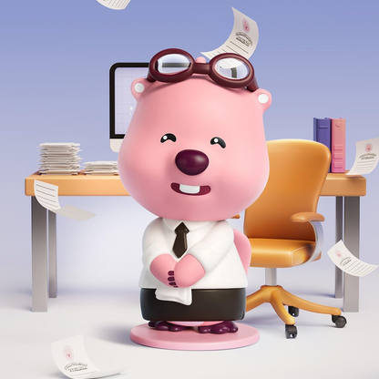 POP MART ZANMANG LOOPY's Moments Series Figuras Conjunto Completo Design Premium Presentes para Mulheres Fãs-Favorito Colecionável Chic Art Toy Figura de Ação