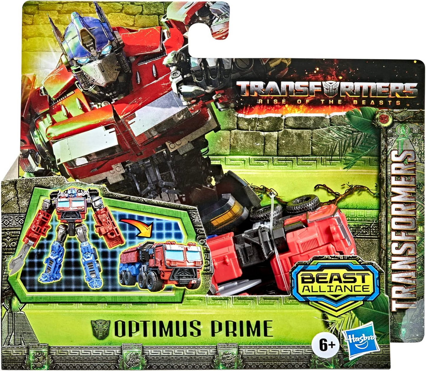 Transformers: Rise of the Beasts Film, Beast Alliance, Battle Changers Optimus Prime Action Figure – 6 and Up, 11 cm