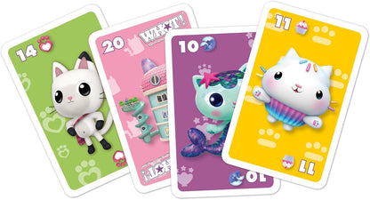 Waddingtons Number 1 Casa de Bonecas da Gabby WHOT! - Jogo de Cartas de Combinação para Crianças a partir de 5 anos, para 2 a 6 jogadores. Jogo de Combinação e Percepção de Cartas - Presente para Crianças a partir de 5 anos.