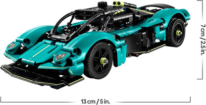 Kit de modelo de carro LEGO Technic Aston Martin Valkyrie para montar, brinquedo de veículo para crianças, presente criativo para meninos e meninas a partir de 9 anos 42208