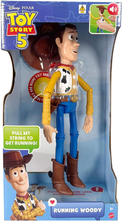 Mattel Disney e Pixar Toy Story 5 Woody em Ação | Boneco de Ação de 30 cm com mais de 50 Frases e Sons do Filme, Fiel ao Filme, JKL95