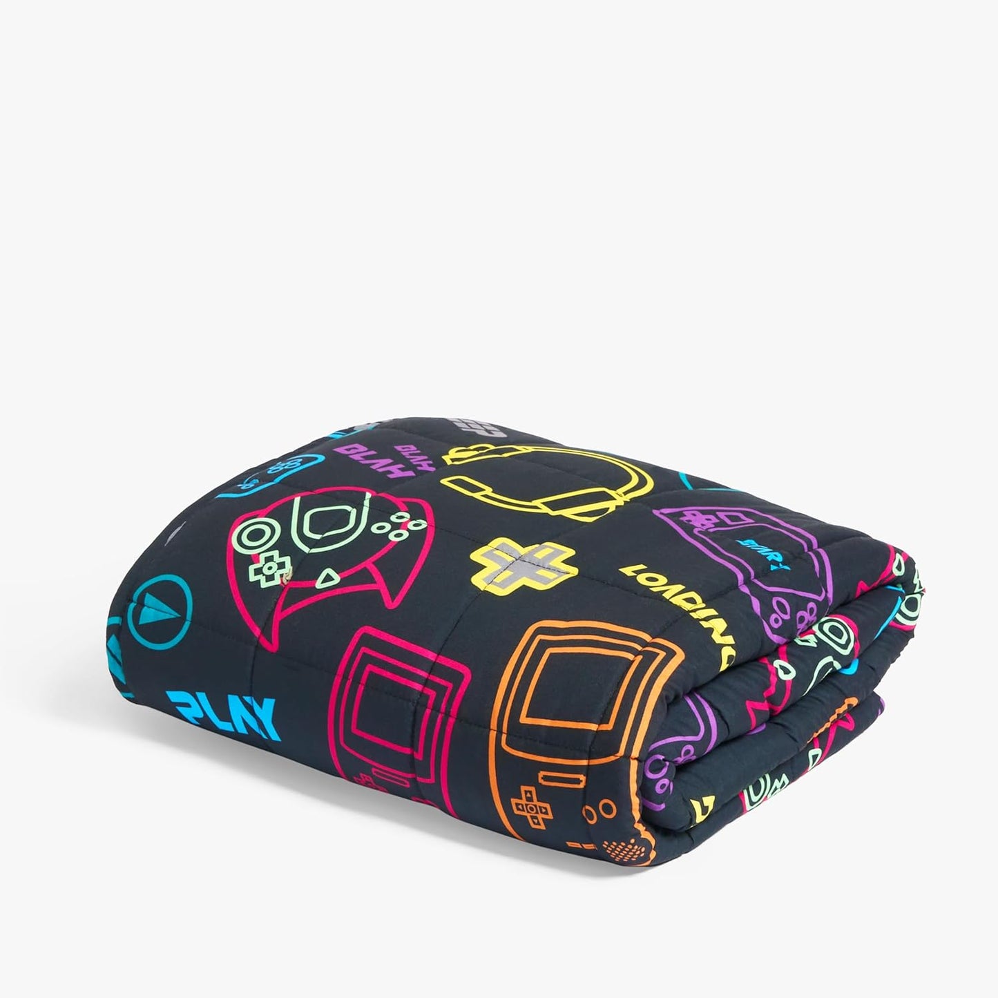 Cobertor pesado OHS para adultos 3 kg, cobertor pesado para jogos preto Teddy Fleece Reverse Calmante para alívio da ansiedade Terapia do sono Presentes para adultos, 100 x 150 cm (Aviso: adequado apenas para maiores de 3 anos)