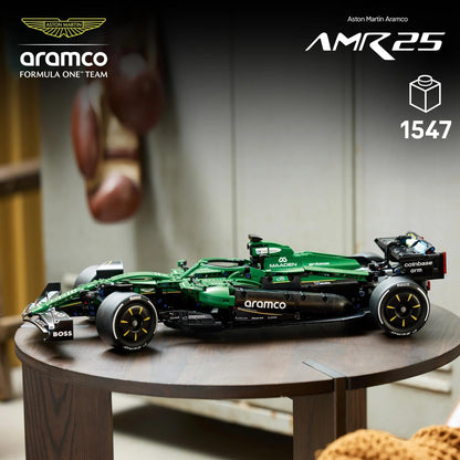 LEGO Kit de Modelo Technic Aston Martin Aramco AMR25 F1 para Adultos – Conjunto Colecionável de Fórmula 1 com Motor V6, DRS e Suspensão Push-Rod – Ideia de Presente para Fãs de Corridas e Automobilismo – 42240