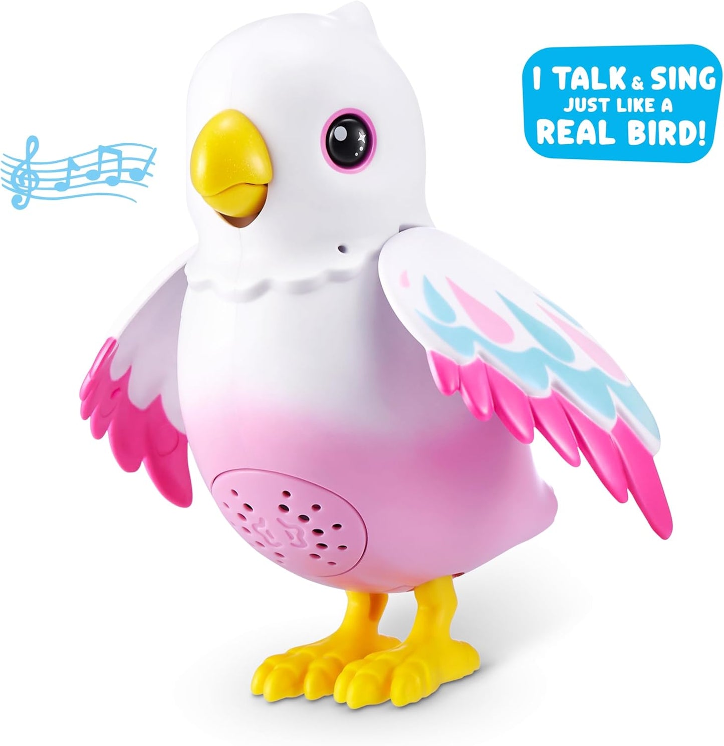 Pets Alive Polly, o Pássaro Mágico da ZURU, Robô de Brinquedo para Animais de Estimação