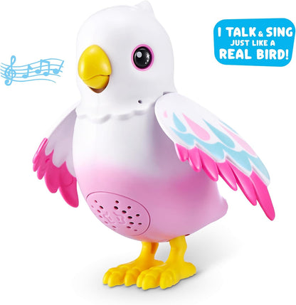 Pets Alive Polly, o Pássaro Mágico da ZURU, Robô de Brinquedo para Animais de Estimação