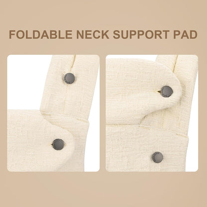 Bebamour Canguru para Bebê para bebês de 3,6 a 14,9 kg, ergonômico, confortável, em algodão, para uso frontal e nas costas, bege.