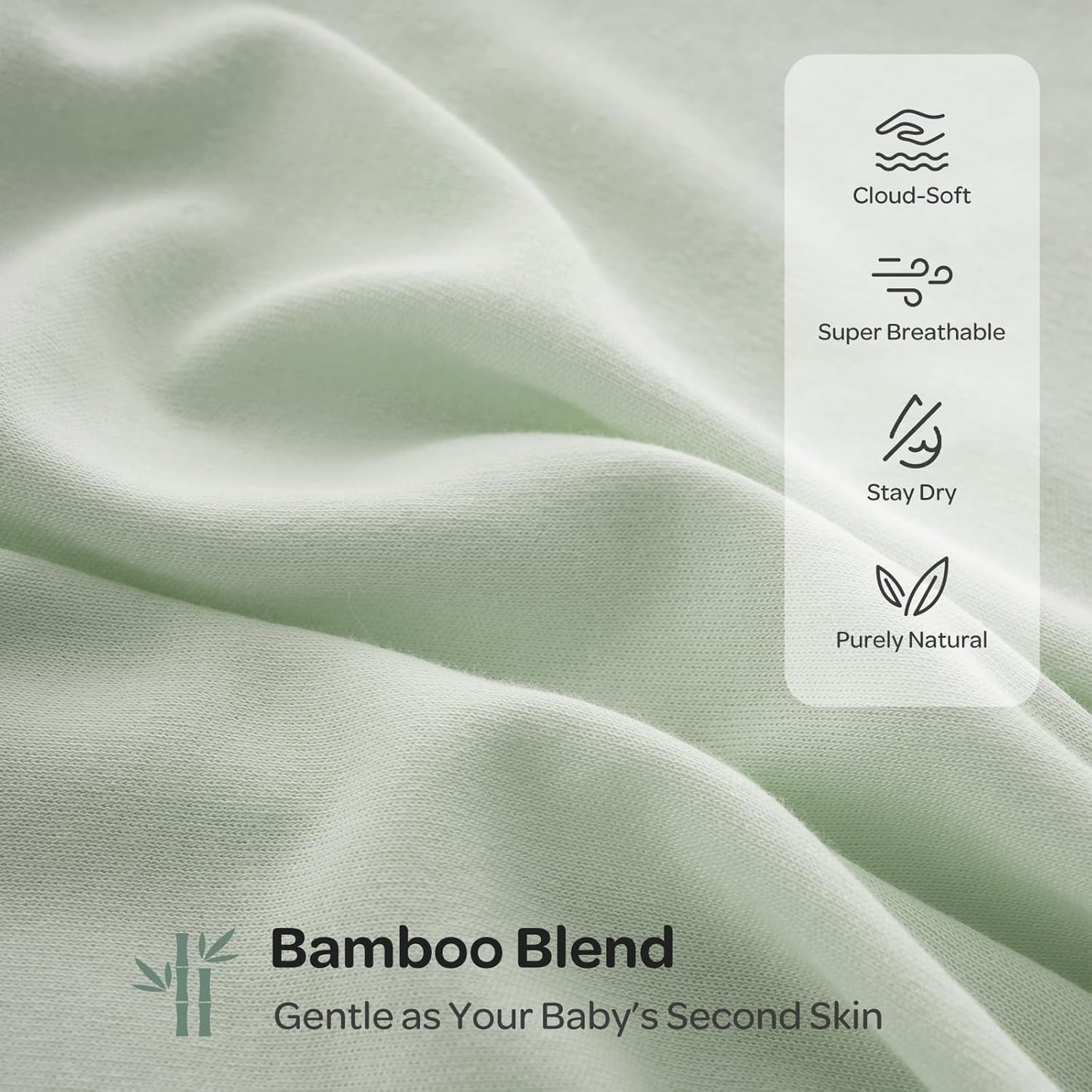 Momcozy Mantas para Recém-Nascidos de 0 a 3 Meses, com Fecho Silencioso, Fáceis de Usar para Pais de Primeira Viagem, Reduzem o Reflexo de Sobressalto, Pacote com 2, Serenity