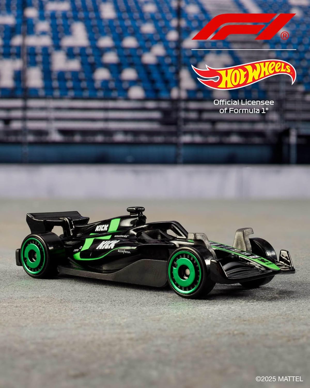 Conjunto de 5 carrinhos Hot Wheels Fórmula 1, escala 1:64, em metal fundido, com decorações de equipes de corrida da F1. Colecionáveis! JGF58