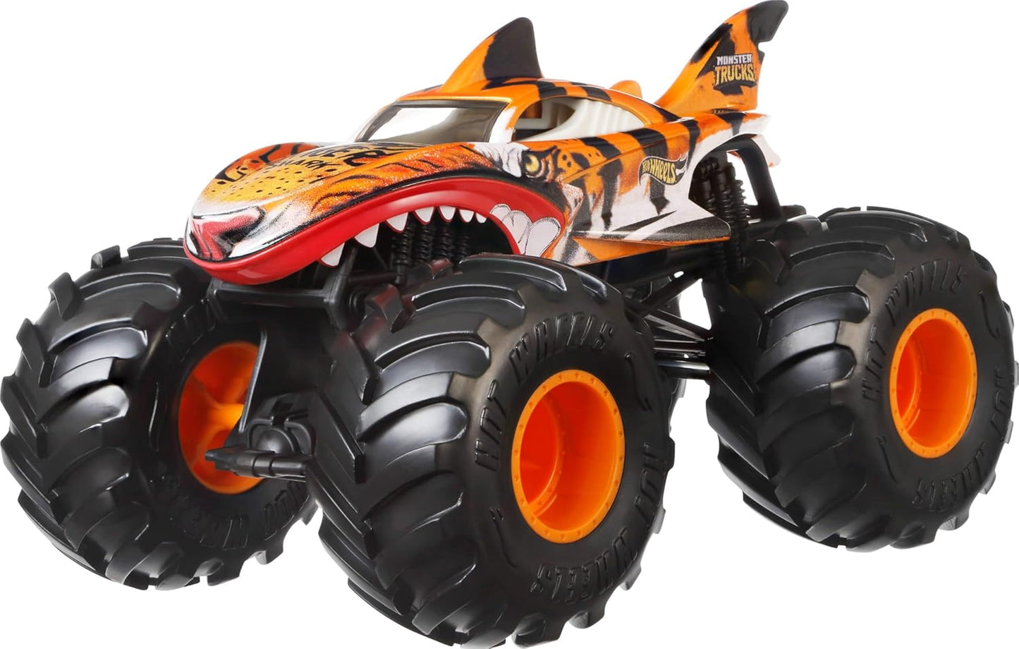 Hot Wheels Monster Trucks, Monster Truck Gigante, Caminhão de Brinquedo Die-Cast em Escala 1:24 com Rodas Enormes e Design Incrível, JDR02