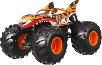Hot Wheels Monster Trucks, Monster Truck Gigante, Caminhão de Brinquedo Die-Cast em Escala 1:24 com Rodas Enormes e Design Incrível, JDR02