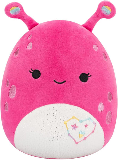 Squishmallows Original 7,5 polegadas Frawleen, o alienígena rosa quente com constelação de coração, pelúcia dos namorados