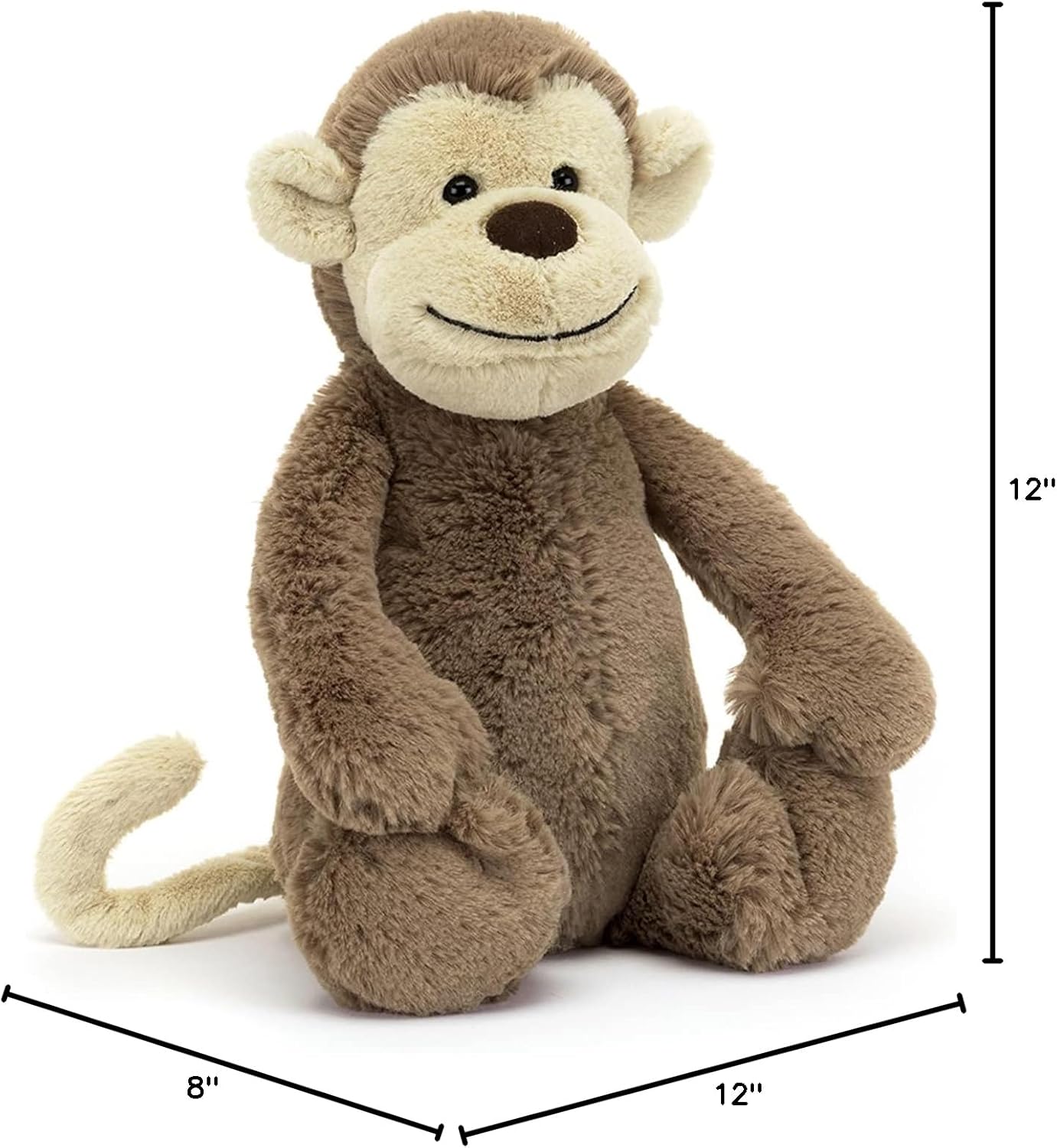 Jellycat Macaco Tímido Médio