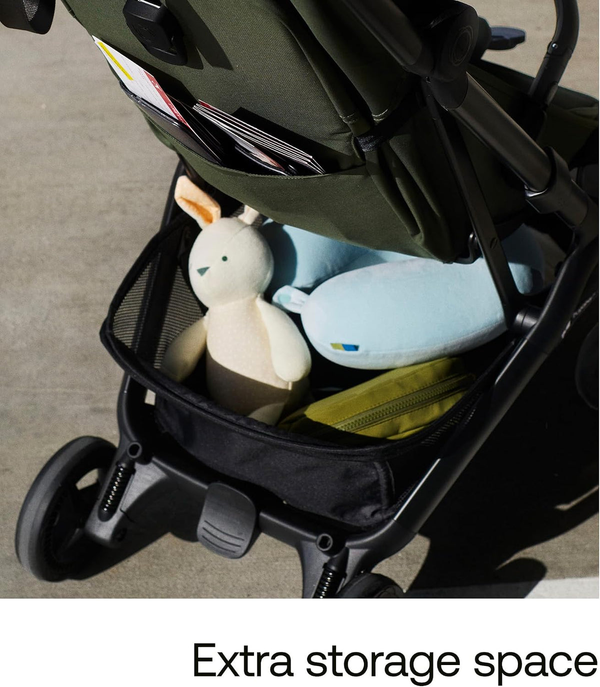 Bugaboo Carrinho de Bebê Butterfly 2 – Leve, para Viagem e Tamanho de Bagagem de Mão – Kit com Barra de Proteção – Dobrável com uma Mão, Assento Reclinável, Cesto de Armazenamento e Alça de Transporte – Rosa Empoeirado (Dusty Pink)