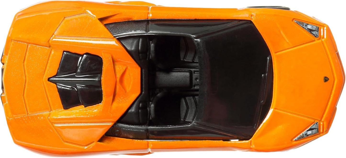 Hot Wheels Premium Car Culture Carrinho de Brinquedo Colecionável, Lamborghini Reventon Roadster em escala 1:64, modelo Die-Cast, Veículo Exótico e Invejável com Pneus Real Riders, HKC76