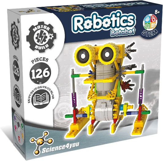 Science4you Robotics Betabot - Construção de robôs, Science4you Robotics Deltabot - Construção de robôs, Science4you Robotics Scorpiobot - Ciência Stem, Science4you Robotics Rexbot - Construção de robôs, Science4you Robotics Alfabot - Kit