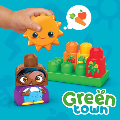 MEGA BLOKS Blocos de construção infantis Fisher-Price, classificação e reciclagem de cidade verde