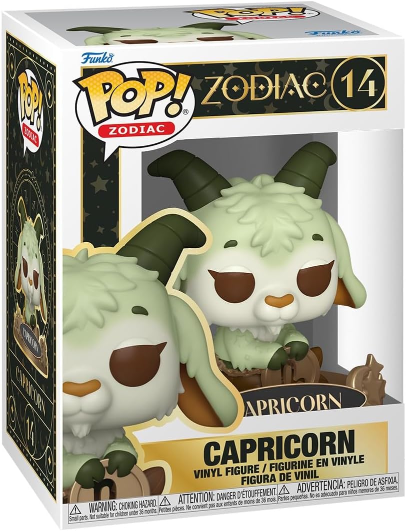 Funko Pop! Zodíaco: Capricórnio - (Dec Figura de vinil colecionável - Ideia para presente - Produtos oficiais - Brinquedos para fãs de crianças e adultos - Figura modelo para colecionadores e exposição
