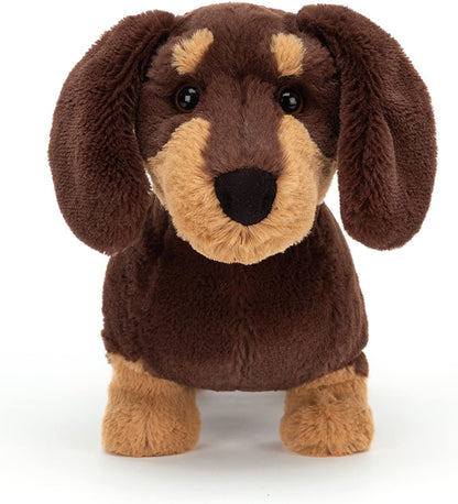 Jellycat Otto Sausage Dog Dachshund Pelúcia Macia Brinquedo